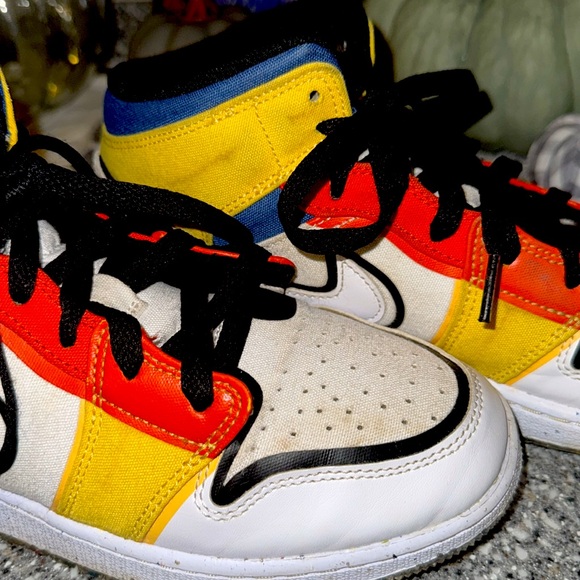 Color canvas, Air Jordan size 7 - Picture 2 of 2